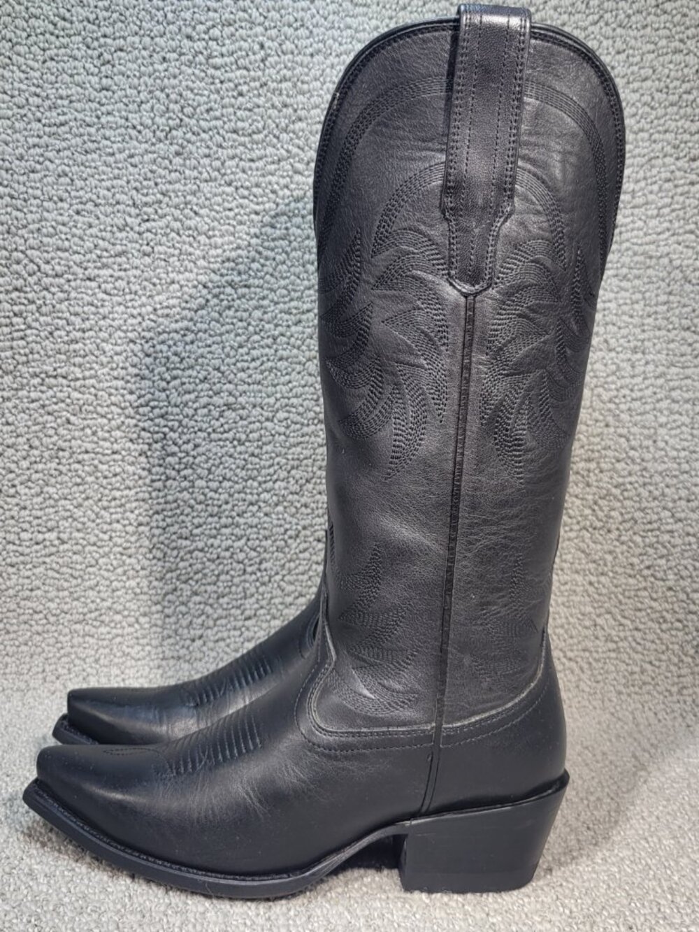 Tecovas The Annie Women's US Size 5.5B Midnight Cowhide Cowgirl Boots